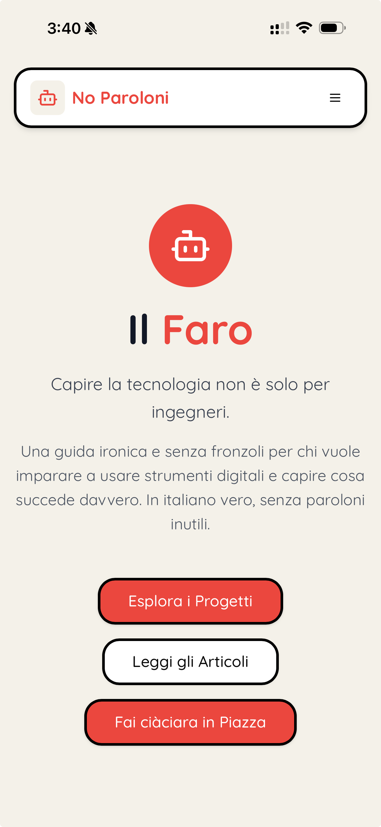 NO PAROLONI screenshot 1