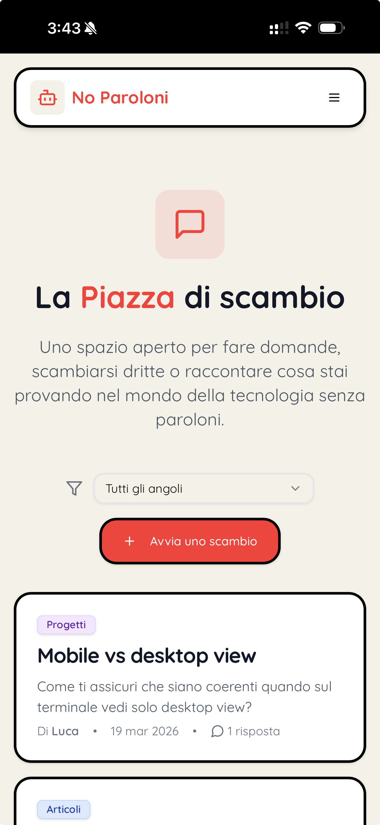 NO PAROLONI screenshot 2